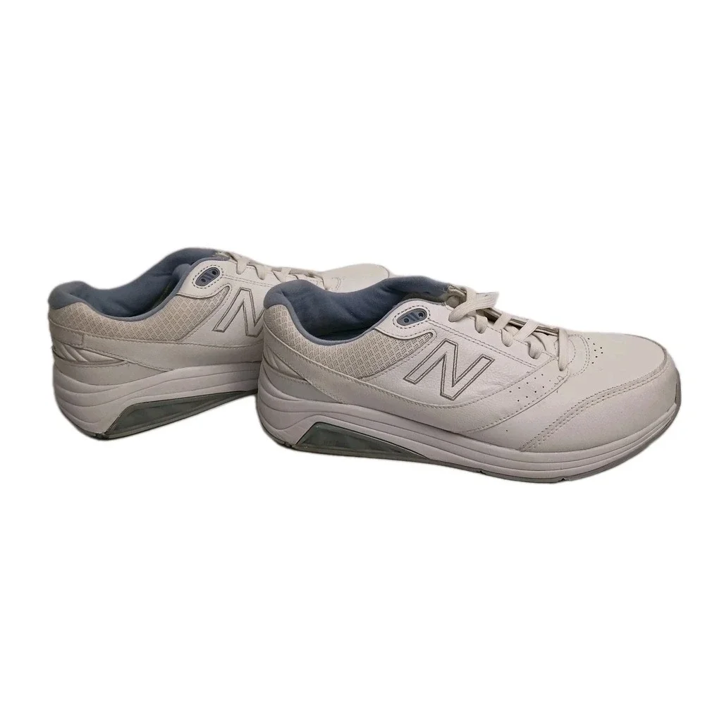 New Balance 928v3 Walking Shoes Women 11D White Leather Comfort Sneakers‎ #1477